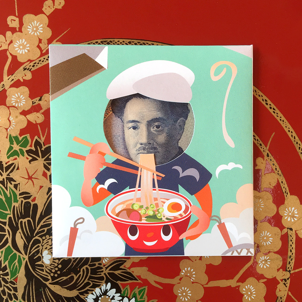 ”顔ハメ製麺ぽち袋・ビジュアル”